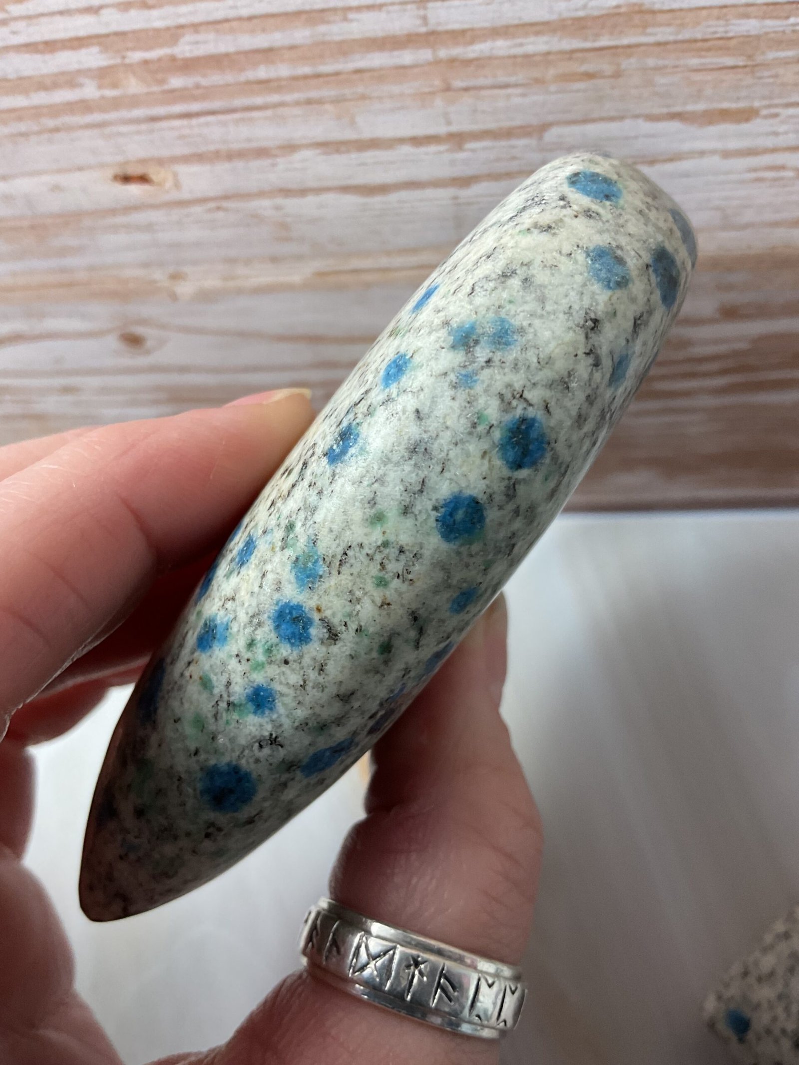 K2 Jasper Heart Palm Stone - Image 4