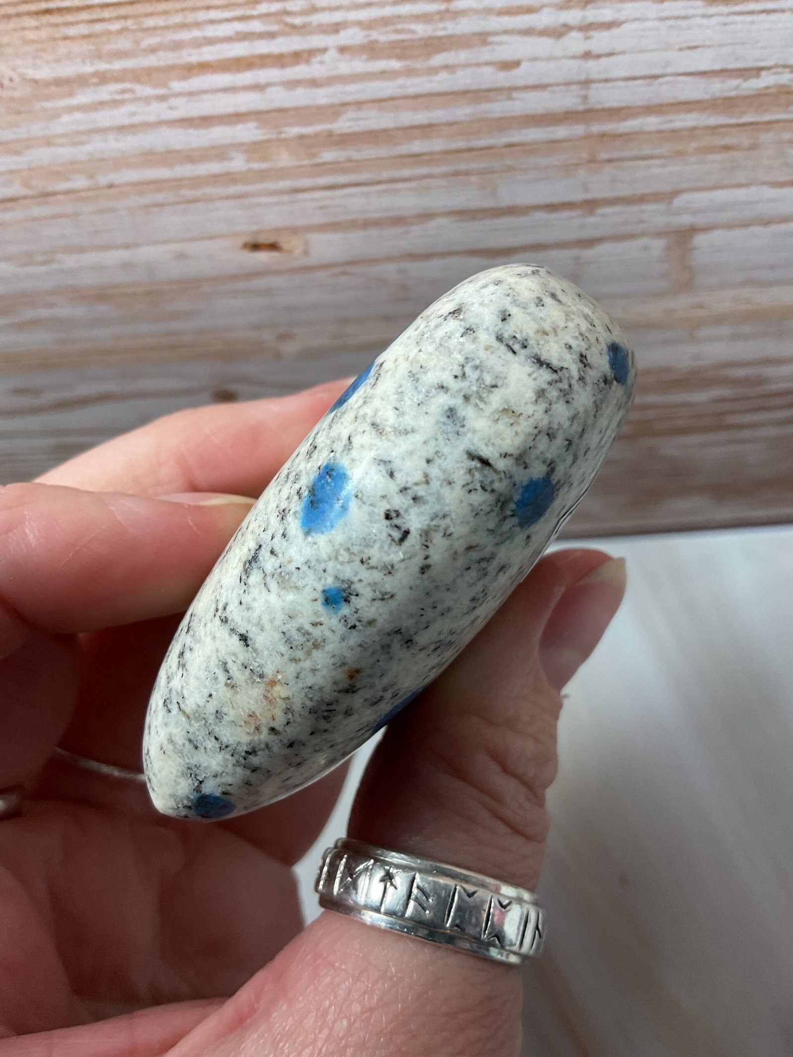 K2 Jasper Heart Palm Stone - Image 7