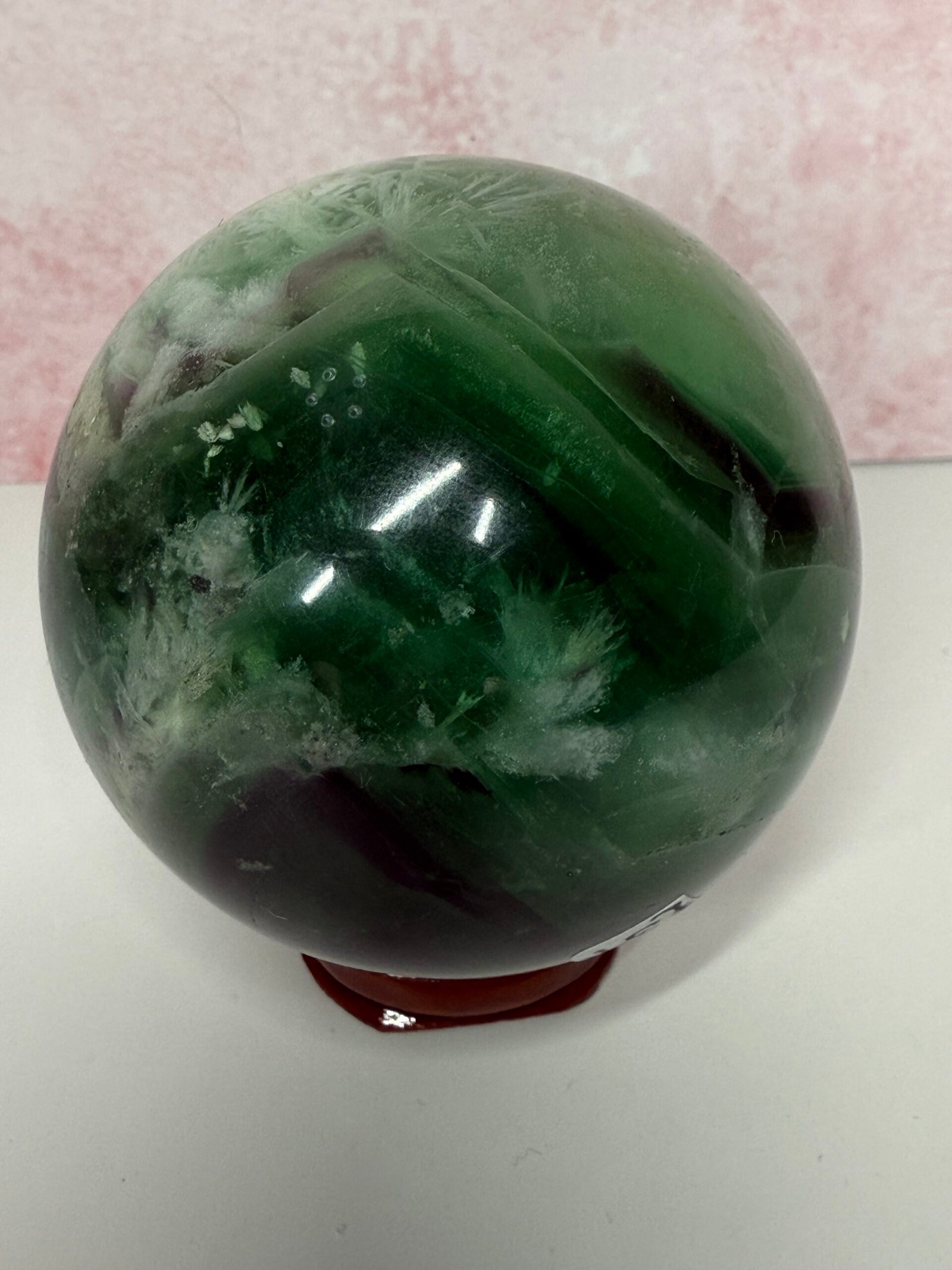 Feather Fluorite Sphere - Image 17