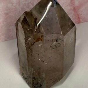 Natural Polished Smoky Quartz Tower