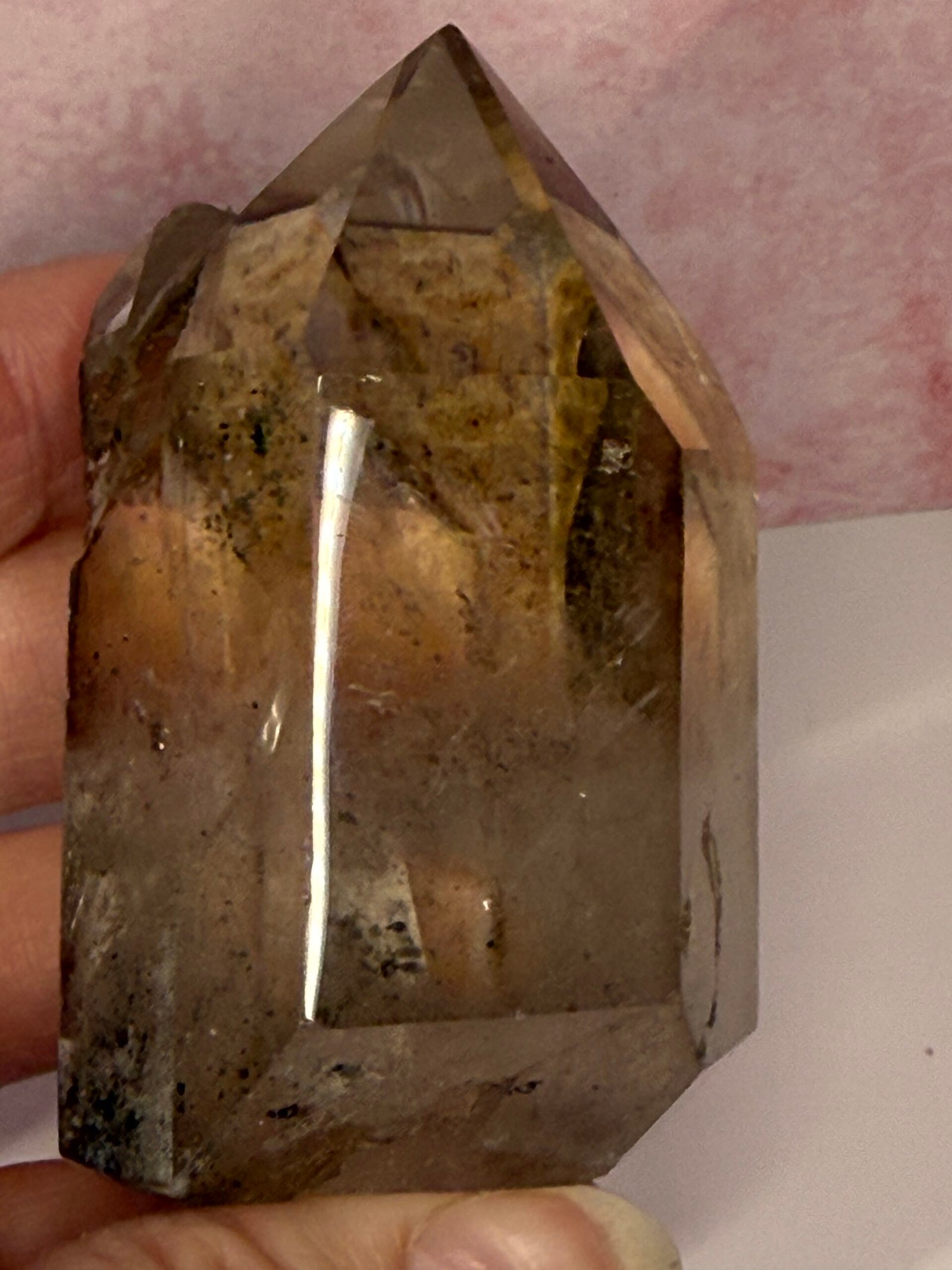 Natural Polished Smoky Quartz Tower - Image 9