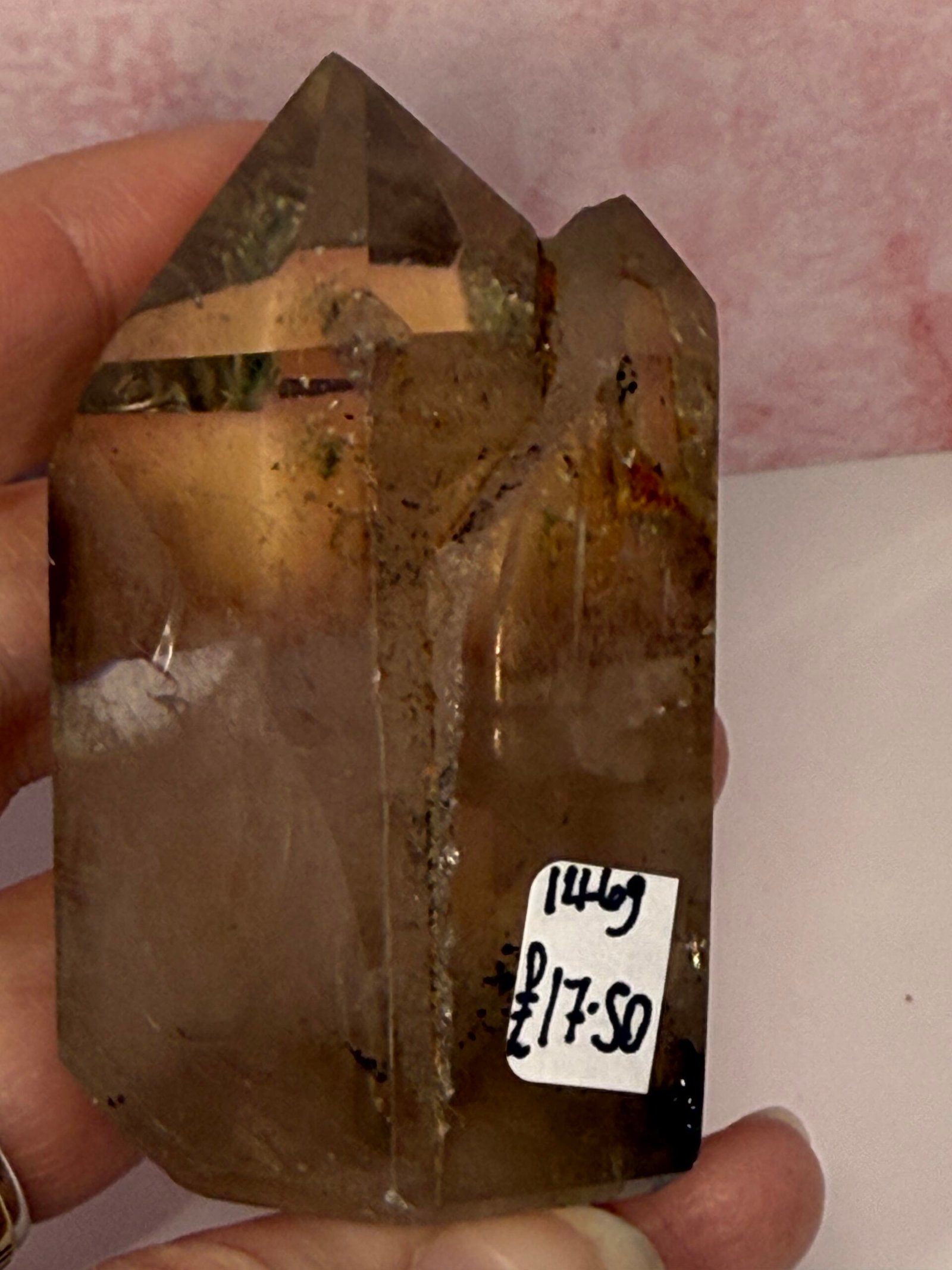 Natural Polished Smoky Quartz Tower - Image 11