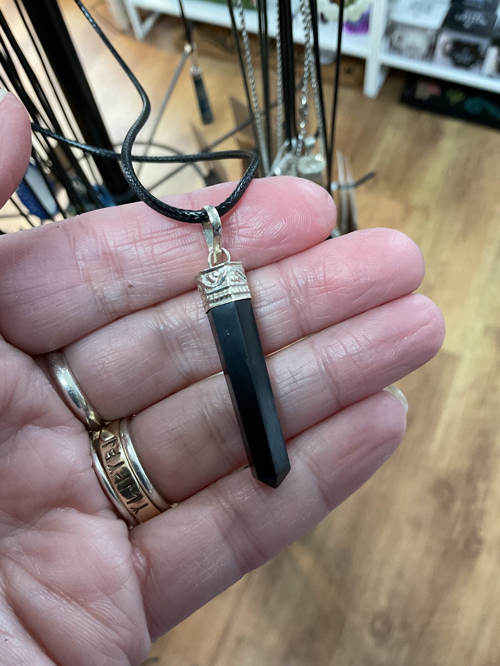 Shungite Point Pendant - Image 3