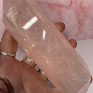 Rose Quartz Double Terminated Point