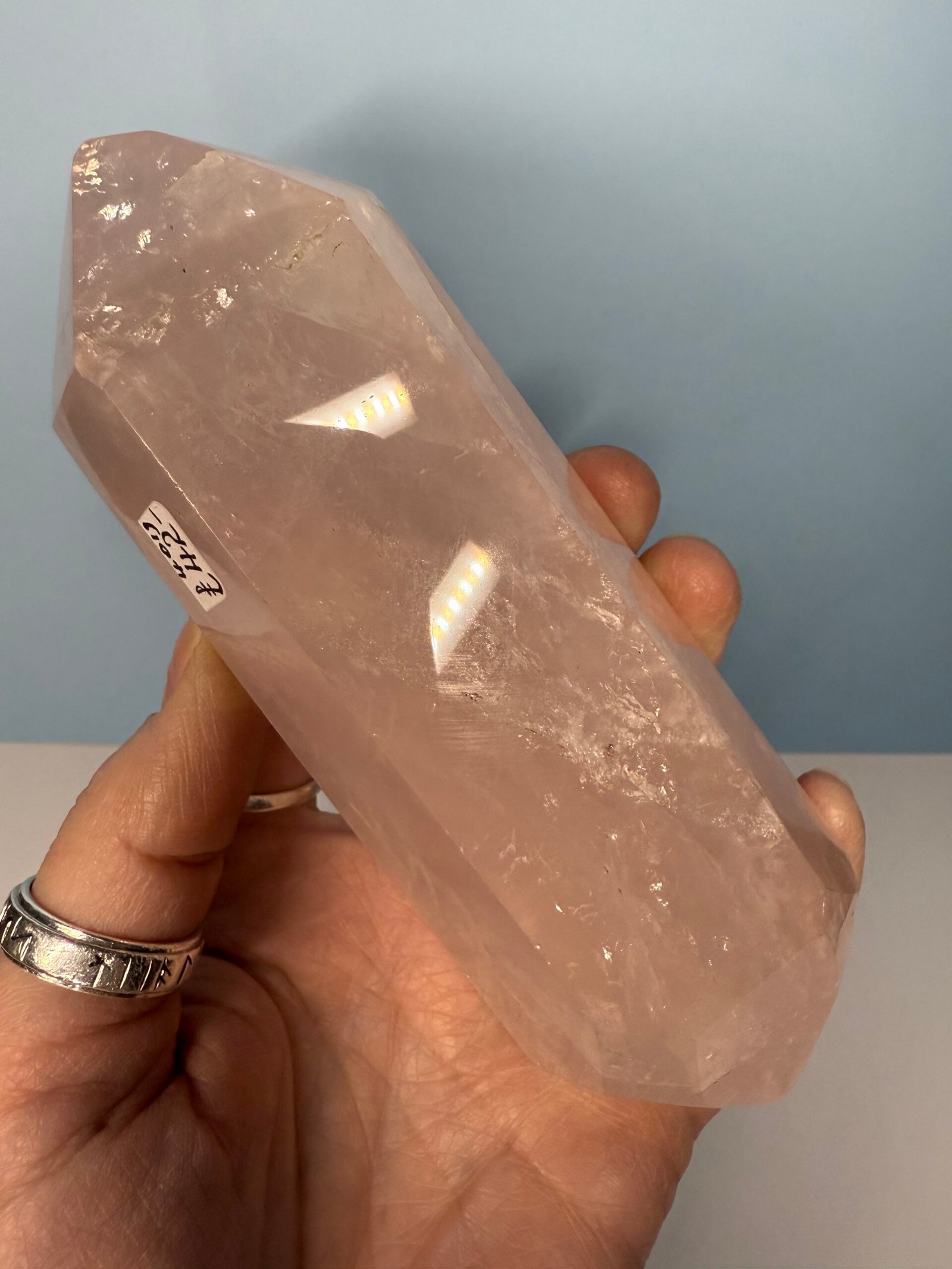 Rose Quartz Double Terminated Point - Image 3