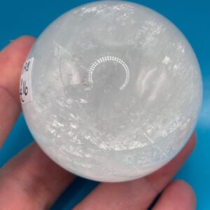 White Calcite Sphere