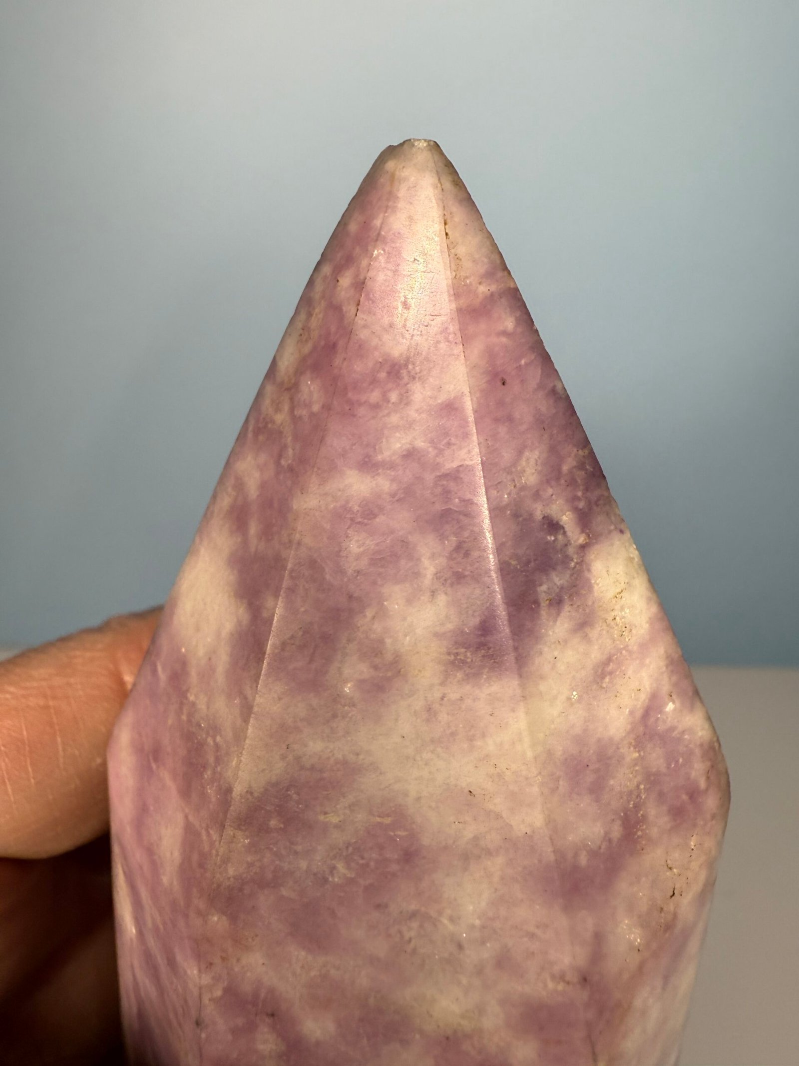 Large Lepidolite Double Terminated Point - Image 10