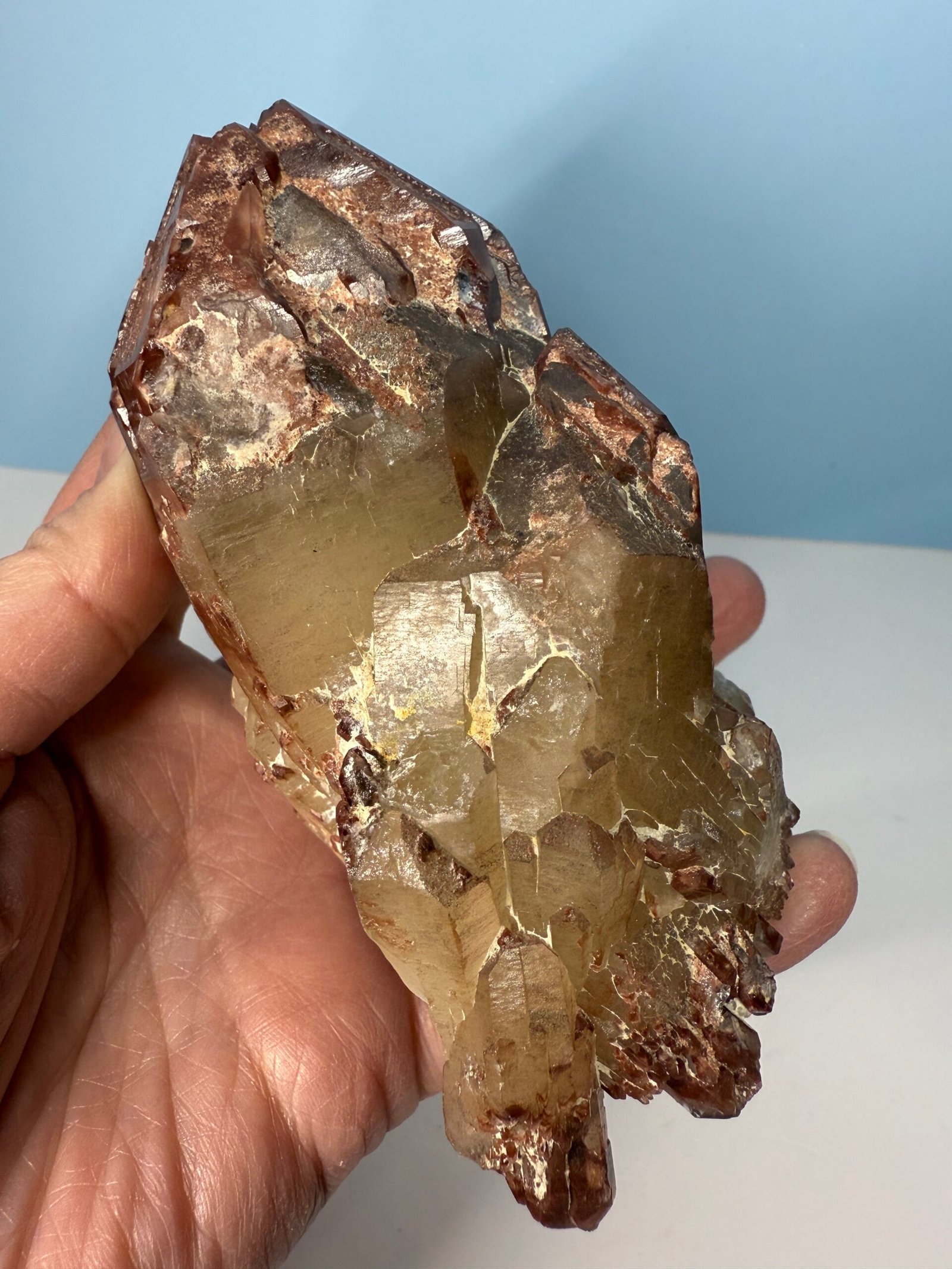 Natural Hematoid Quartz Point - Image 2