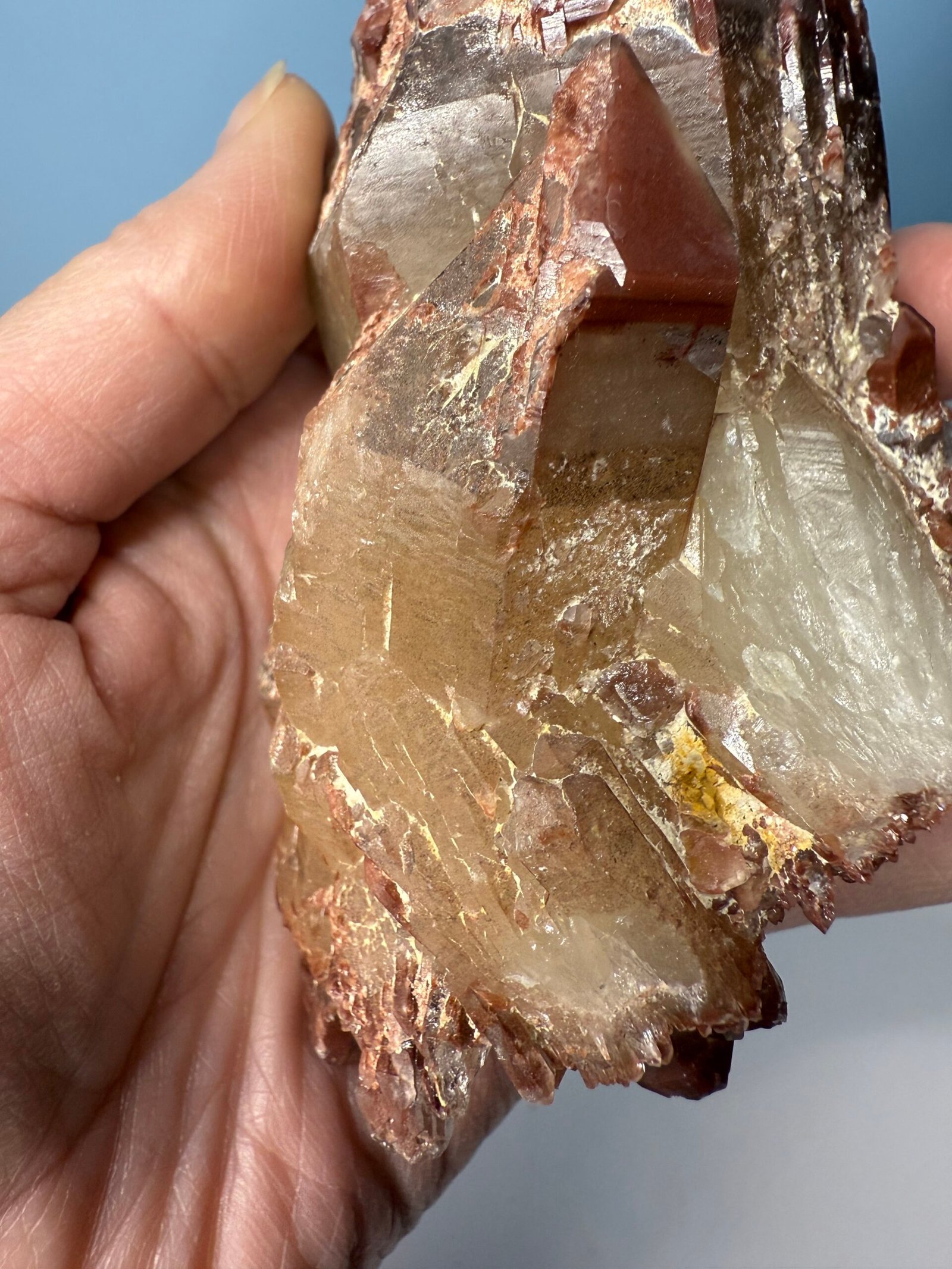 Natural Hematoid Quartz Point - Image 8