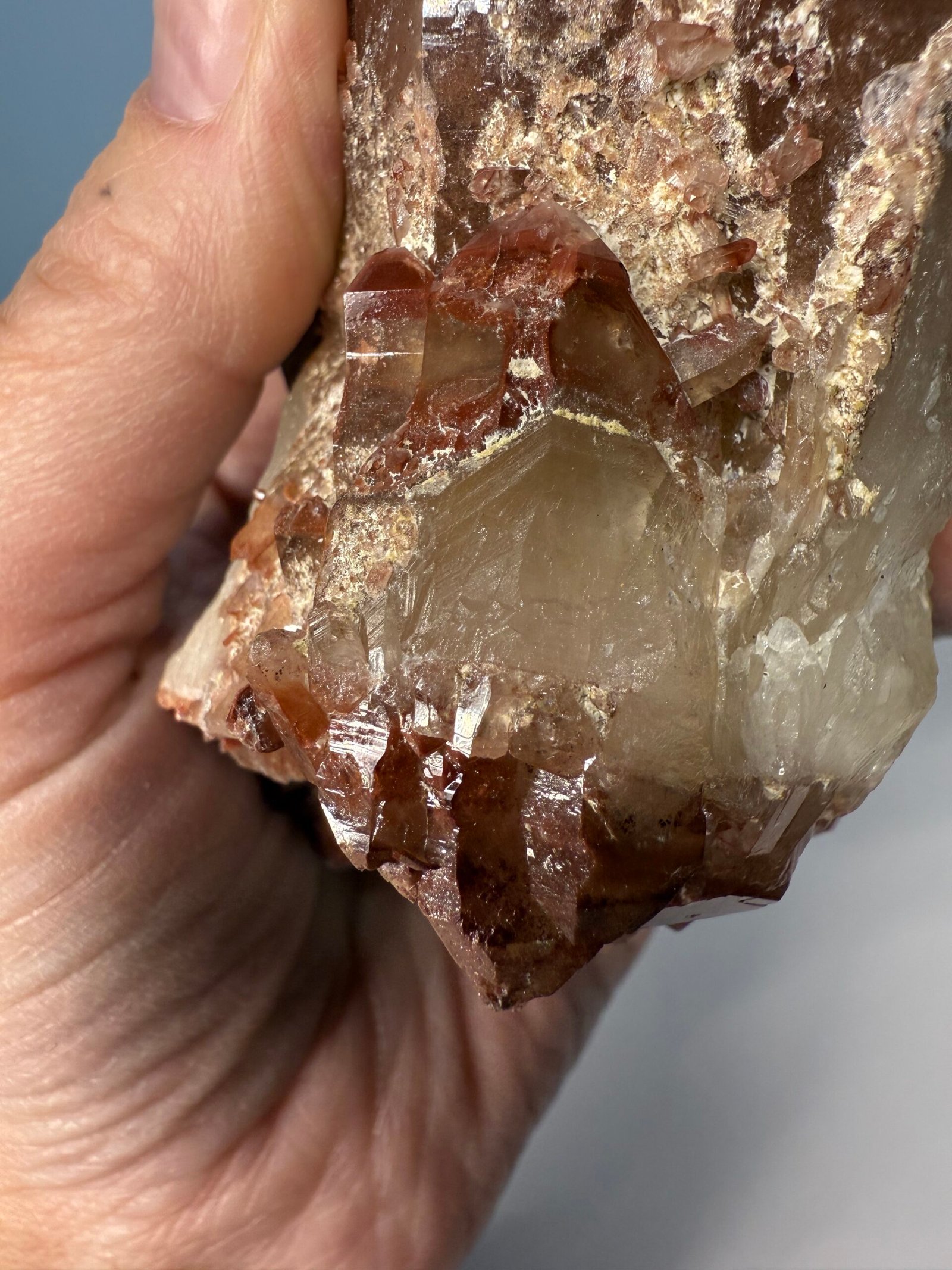 Natural Hematoid Quartz Point - Image 9