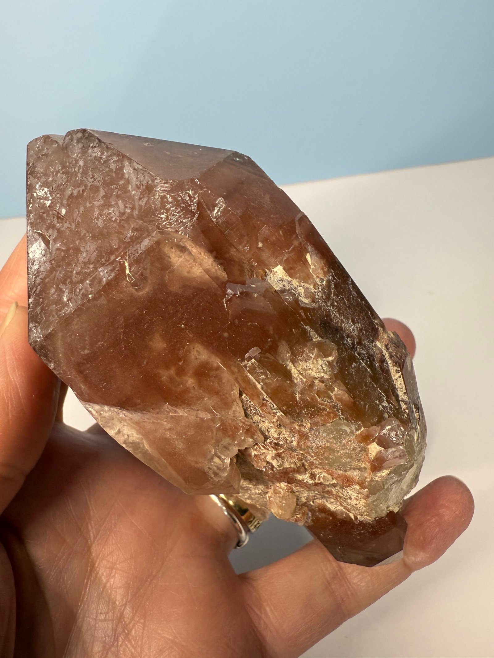 Natural Hematoid Quartz Point - Image 6