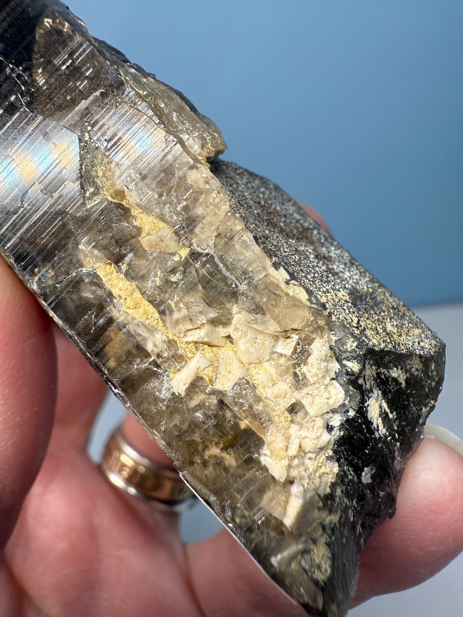 Natural Malawi Smoky Quartz Point - Image 6