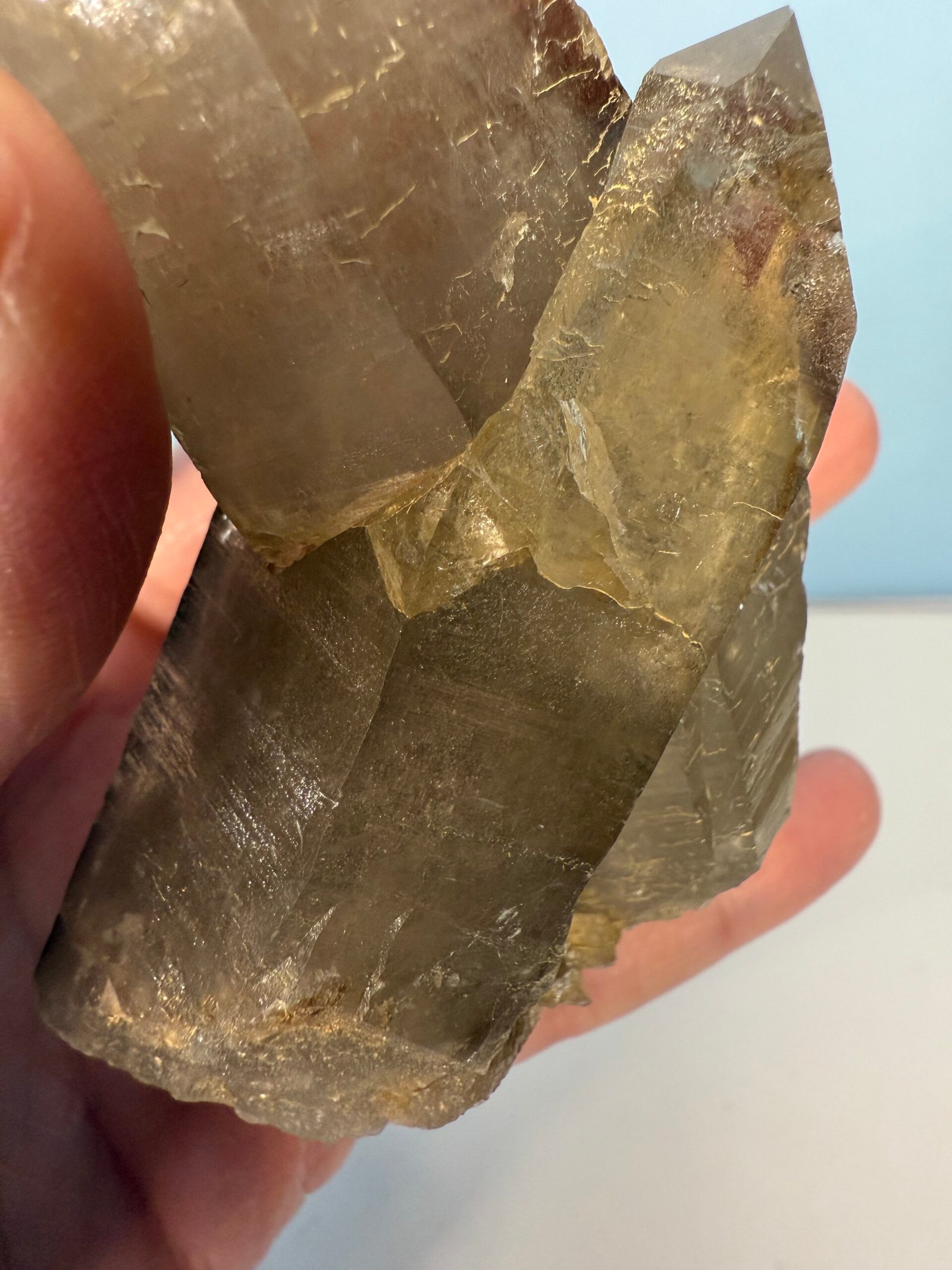 Natural Malawi Smoky Quartz Point - Image 3