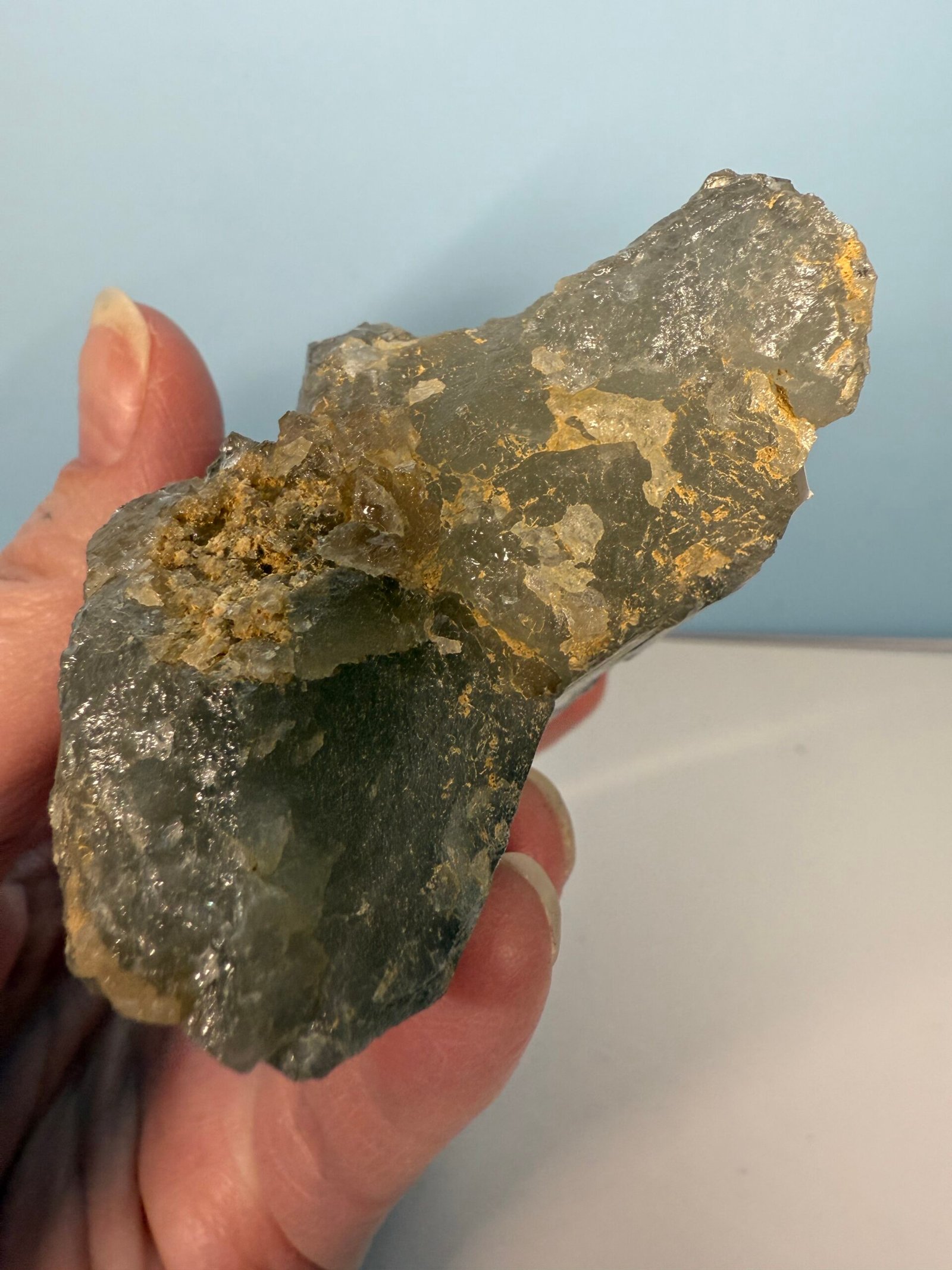 Natural Malawi Smoky Quartz Point - Image 6