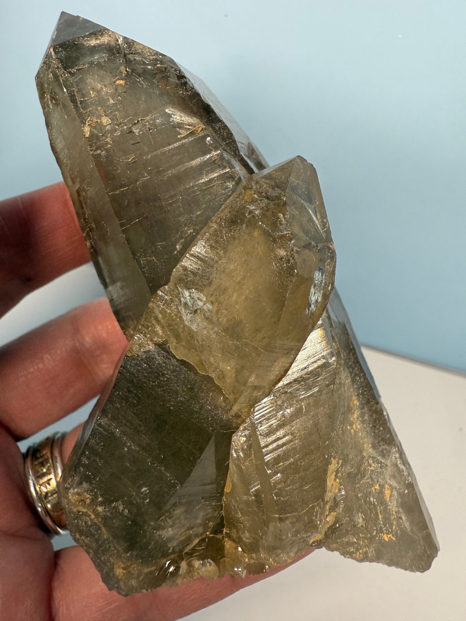 Natural Malawi Smoky Quartz Point - Image 8