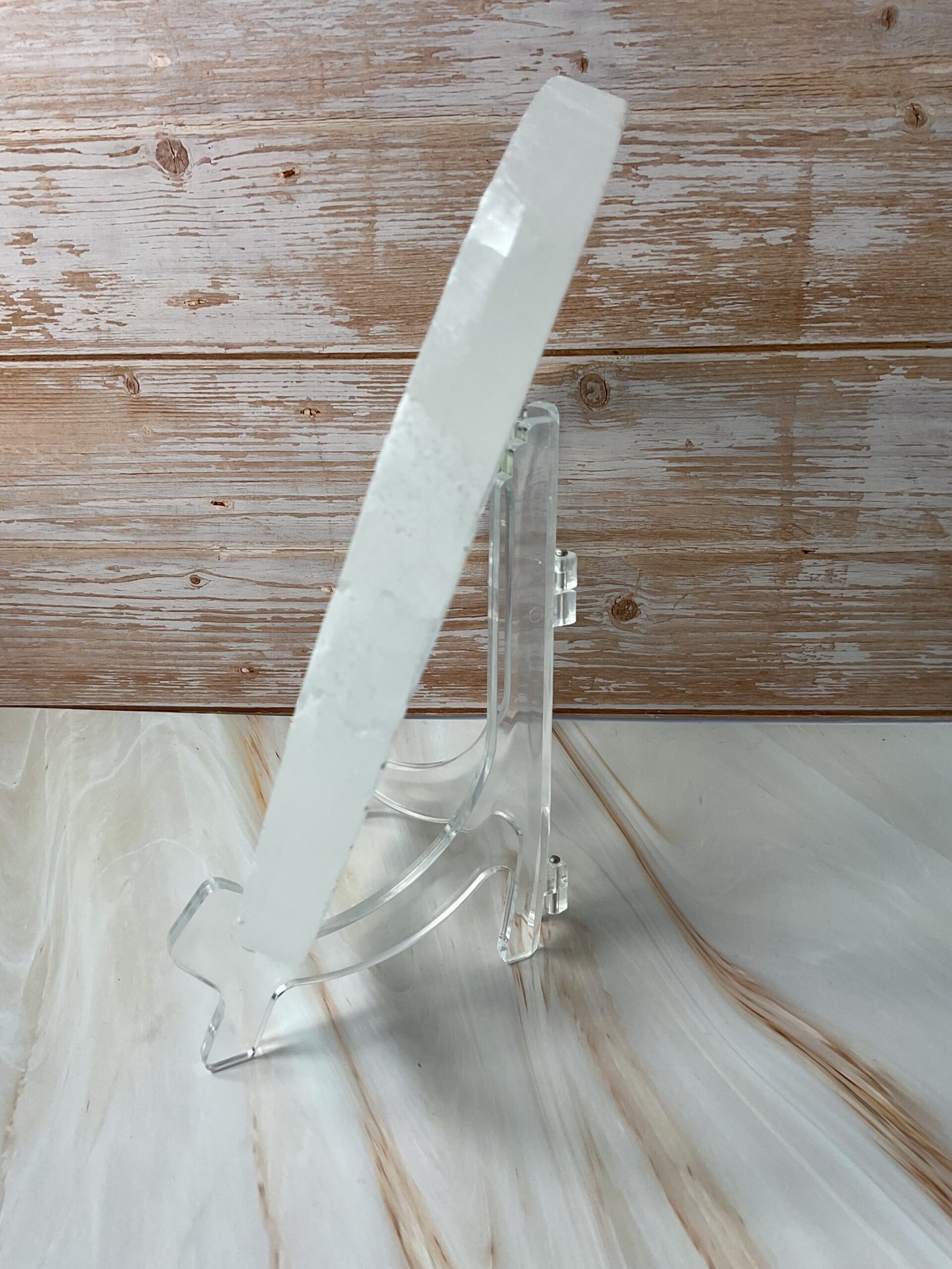 Large Selenite Round Plate - Image 3