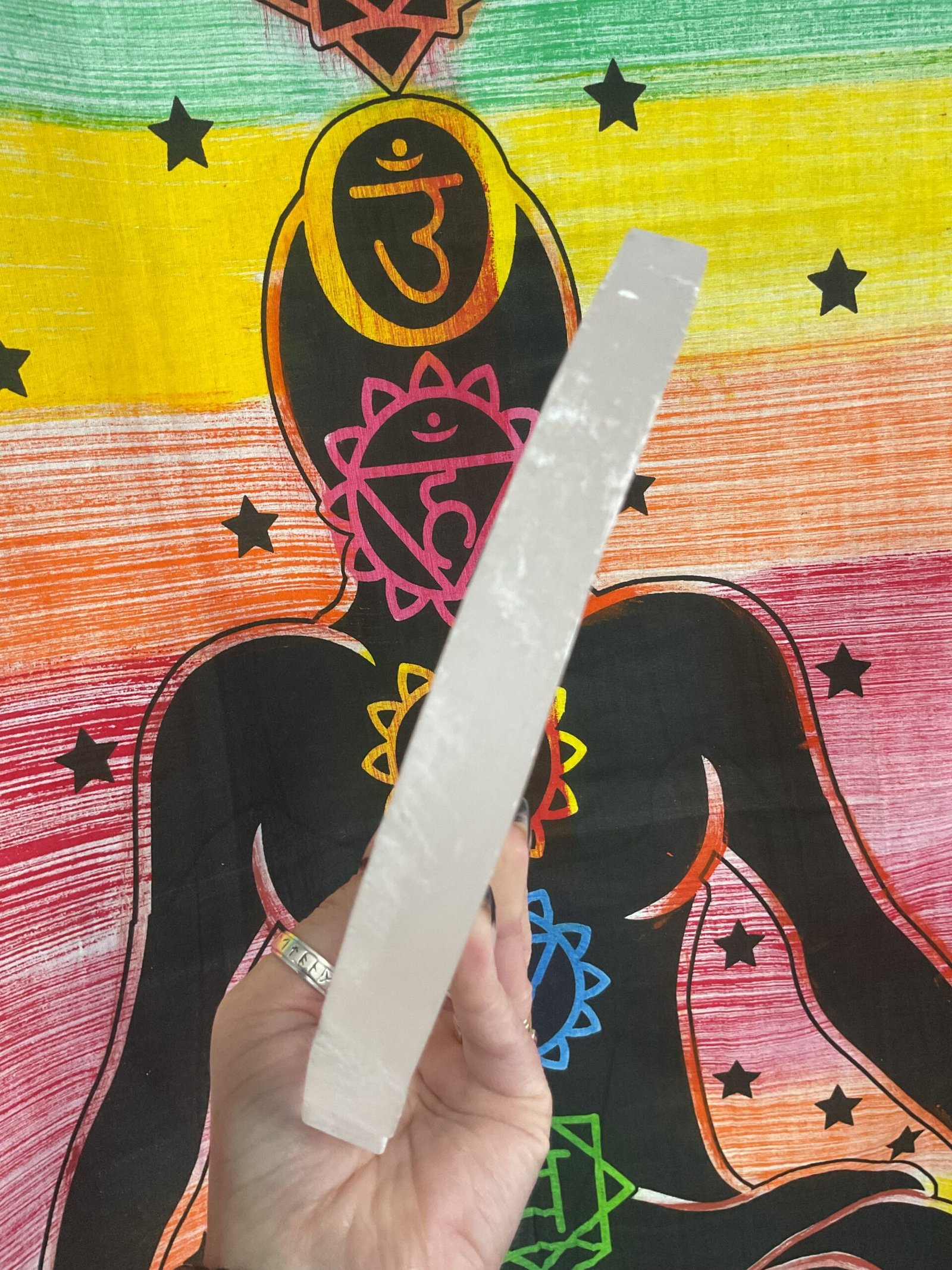 Large Selenite Round Plate - Image 5