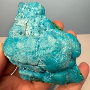 Chrysocolla on Malachite Specimen