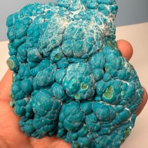 Chrysocolla on Malachite Specimen