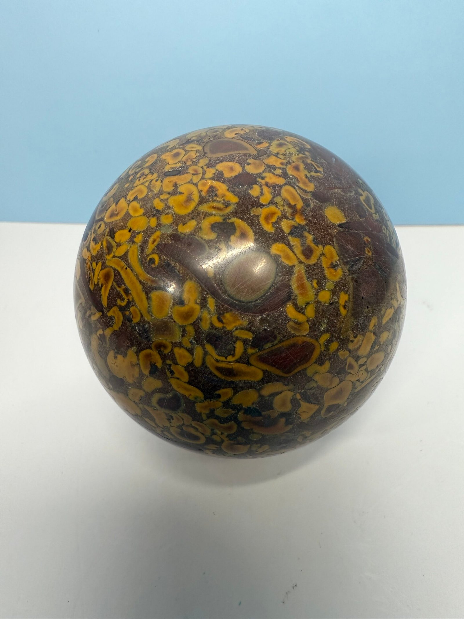 Bamboo Leaf Jasper Sphere - Image 3