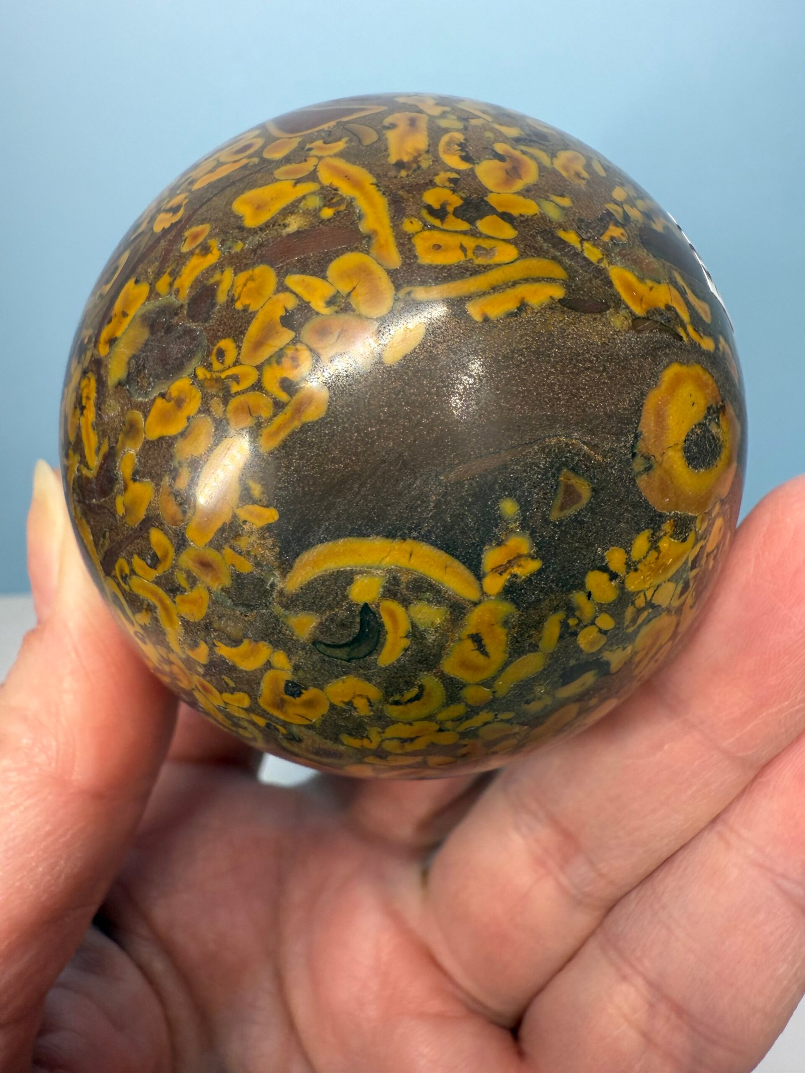 Bamboo Leaf Jasper Sphere - Image 2