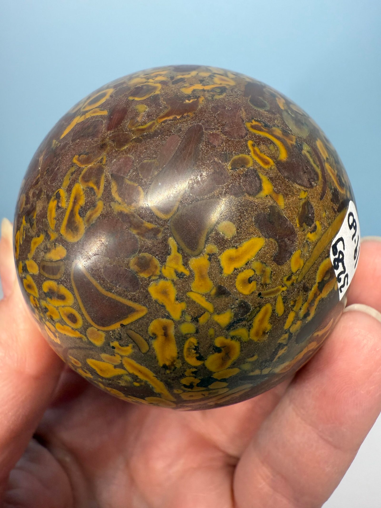 Bamboo Leaf Jasper Sphere - Image 6