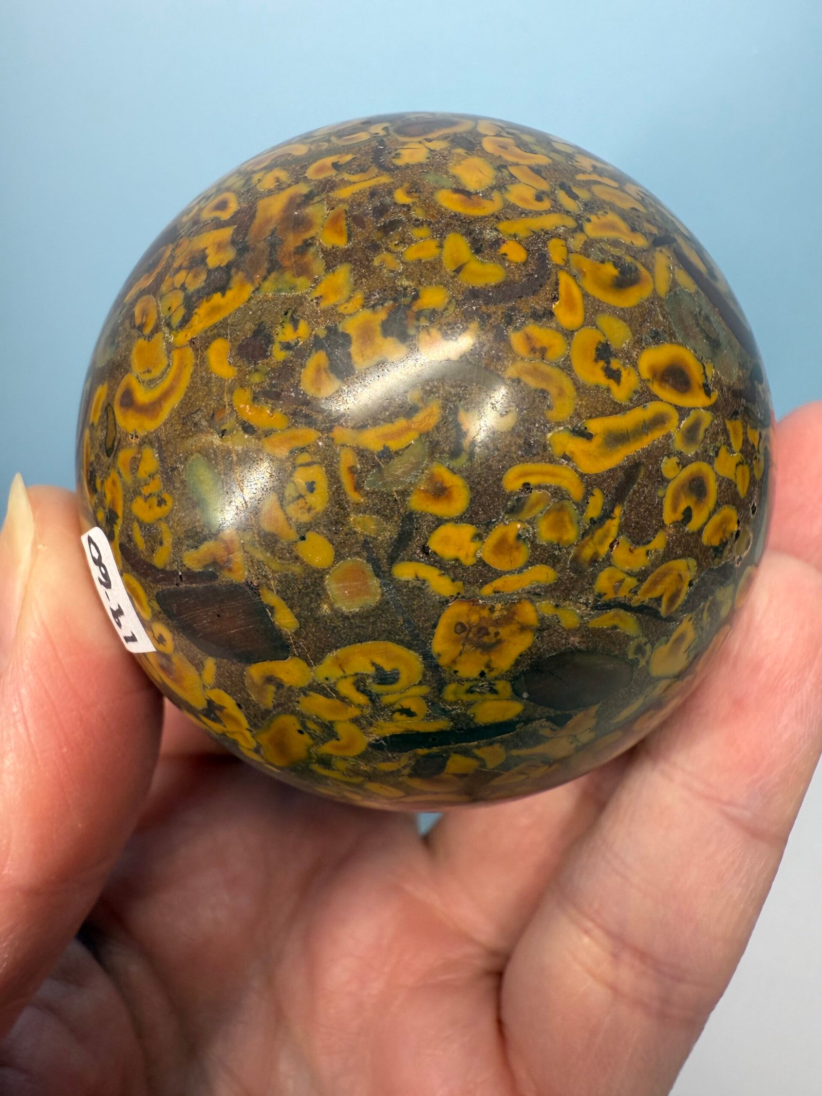 Bamboo Leaf Jasper Sphere - Image 5