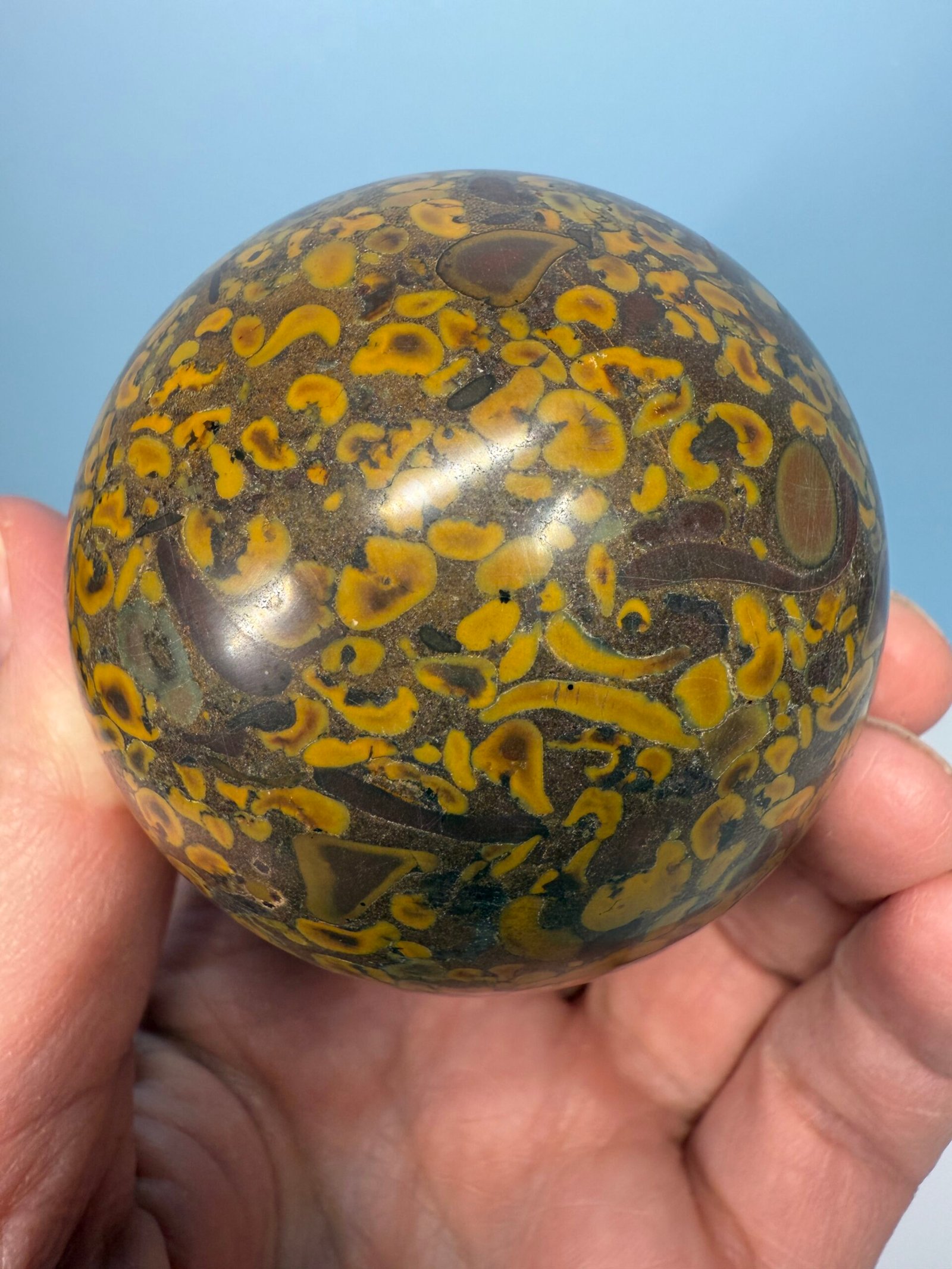 Bamboo Leaf Jasper Sphere