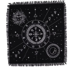 Moon & Sun Fringed Altar Cloth