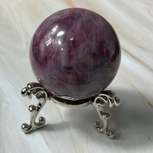 Lavender Rose Quartz Sphere