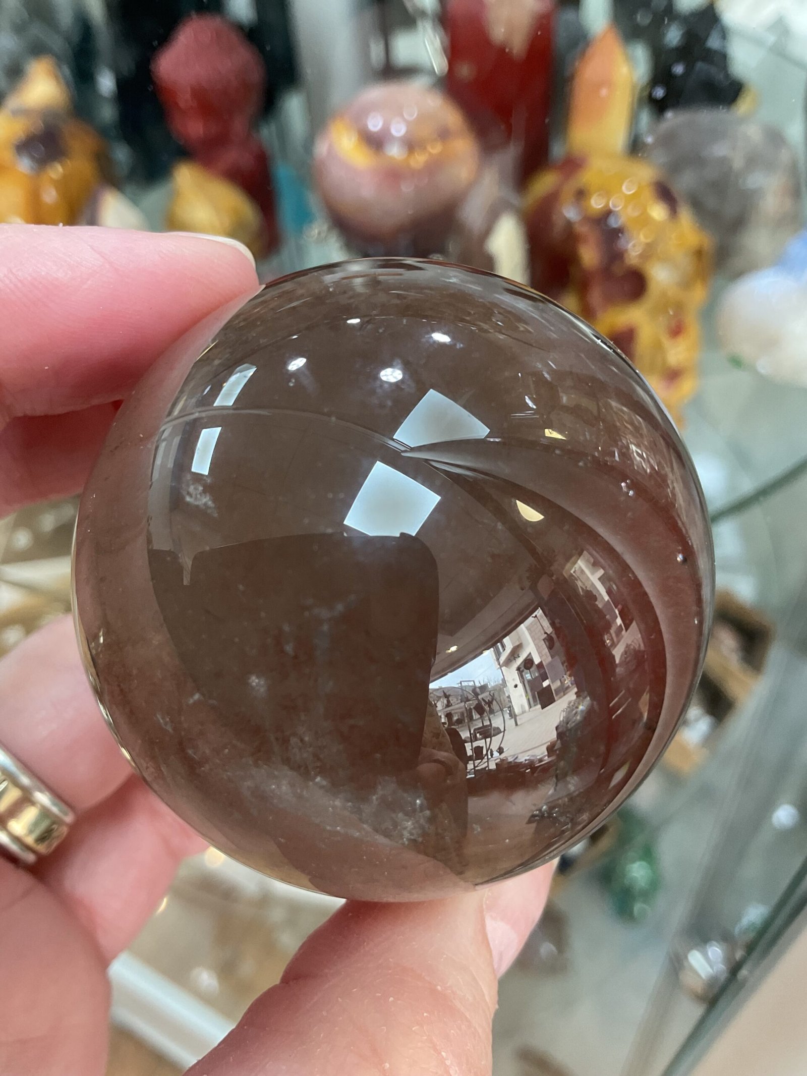 Smoky Quartz Sphere