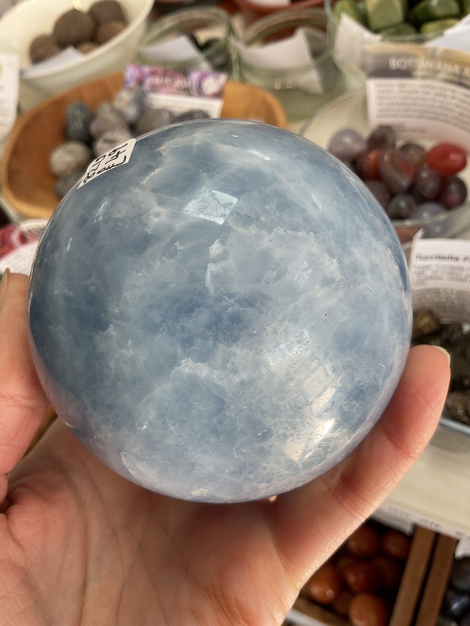 Blue Calcite Sphere - Image 4