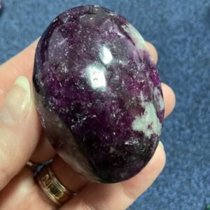 Gemmy Lepidolite Palm Stone