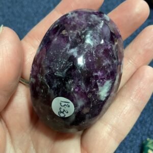 Gemmy Lepidolite Palm Stone