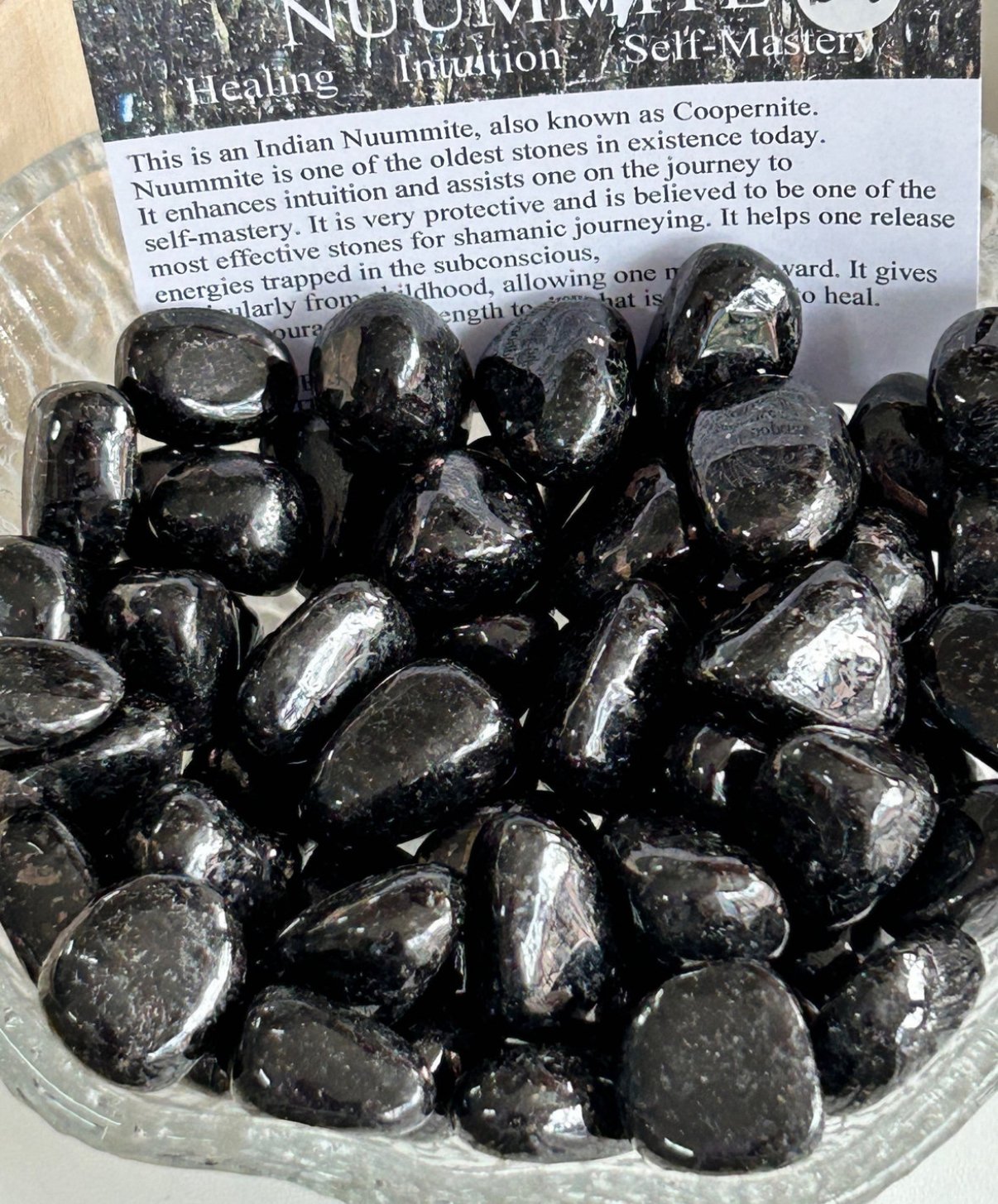 Nuummite Tumble Stone