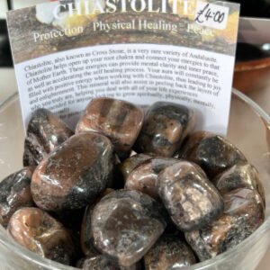 Chiastolite Tumble Stone