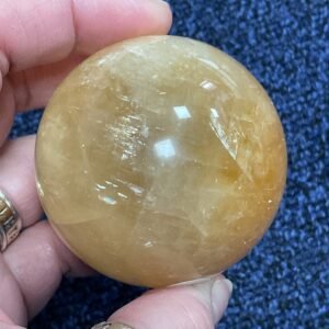 Honey Calcite Sphere