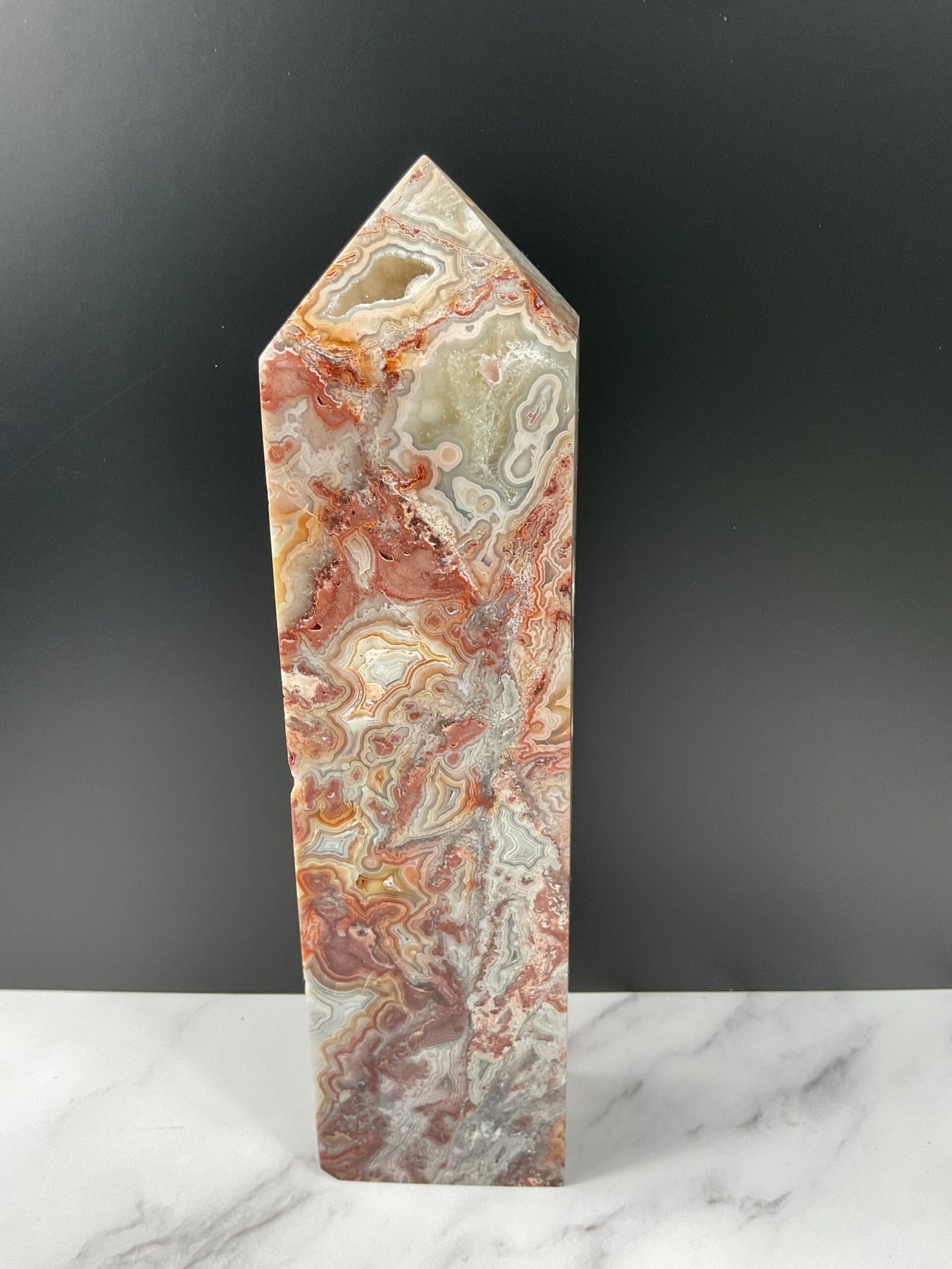 Crazy Lace Agate Tower- various sizes - Image 3