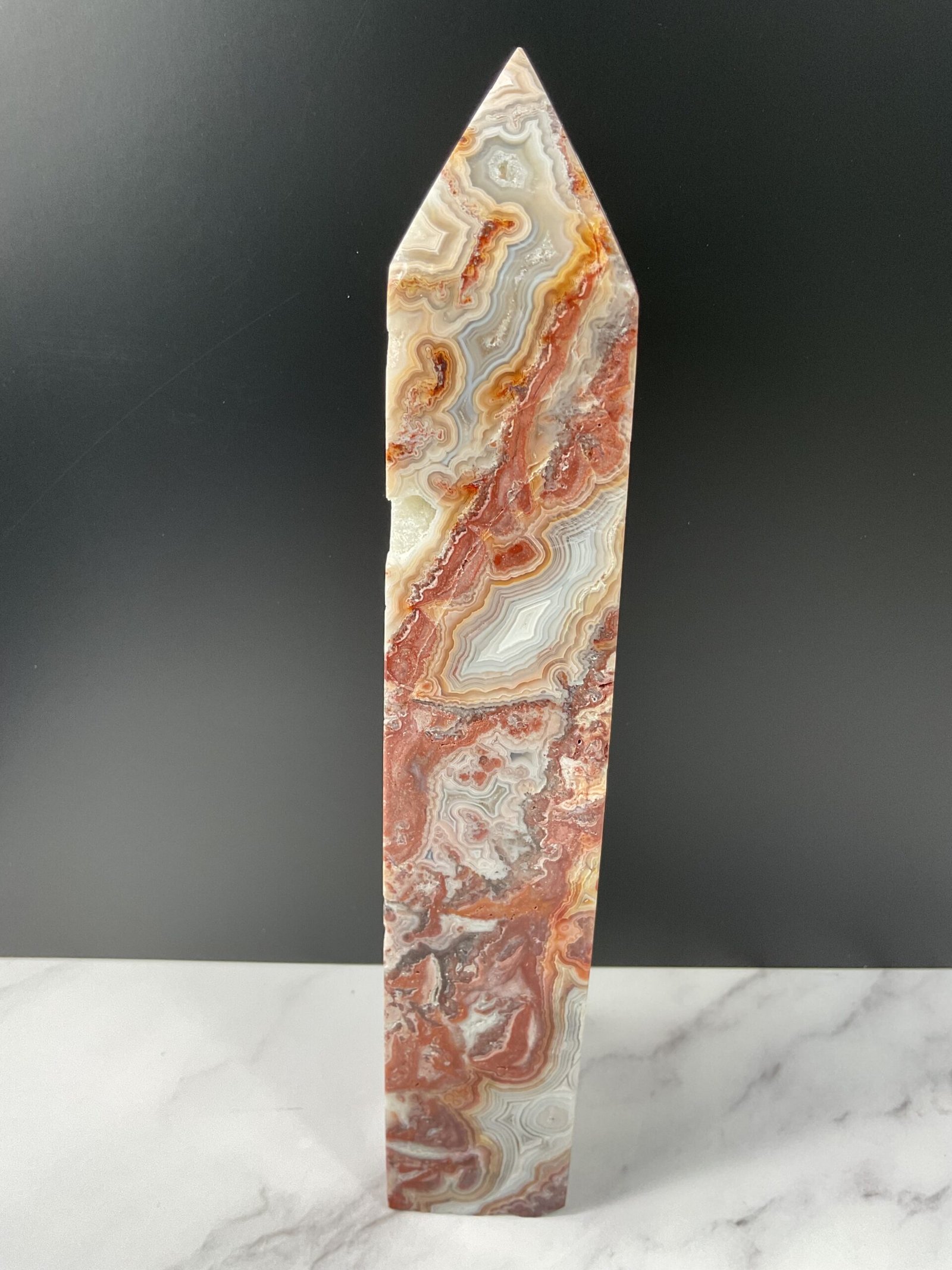 Crazy Lace Agate Tower- various sizes - Image 5