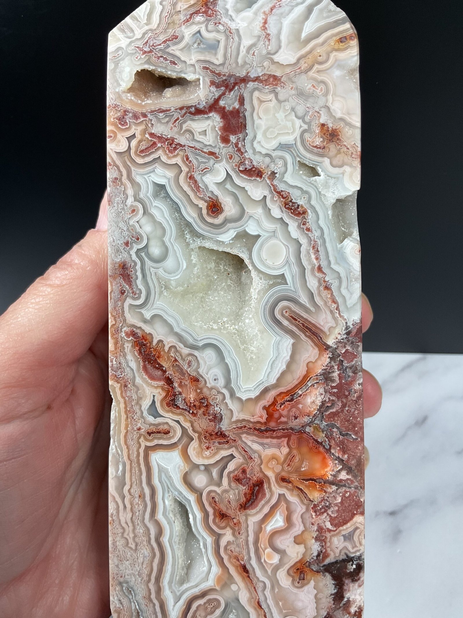 Crazy Lace Agate Tower- various sizes - Image 6