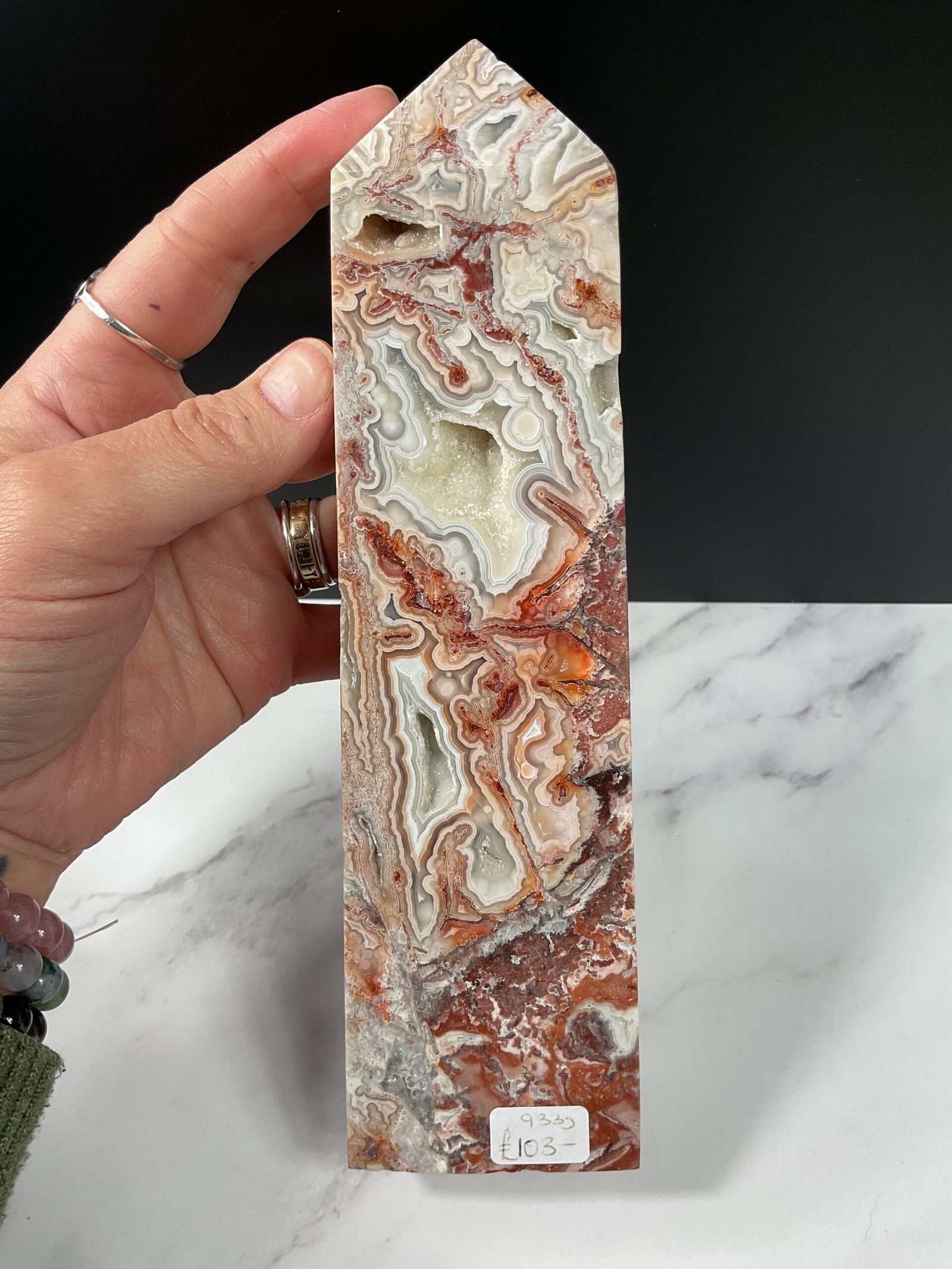 Crazy Lace Agate Tower- various sizes - Image 7