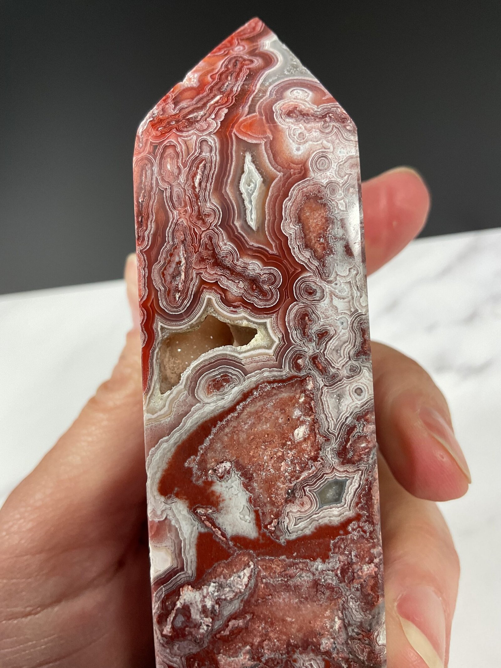 Crazy Lace Agate Tower- various sizes - Image 13