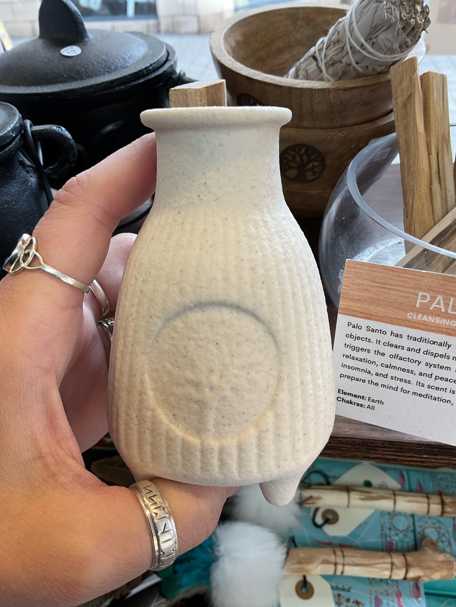 Palo Santo Ceramic Burner - Image 4