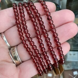 High Quality Garnet Bead Bracelet