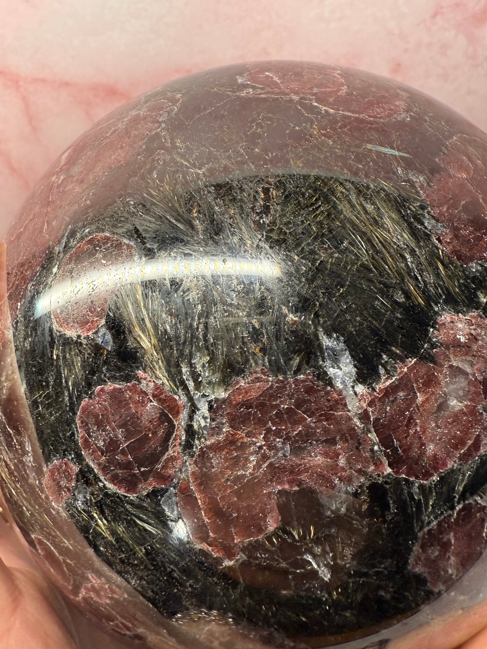 Large Garnet Sphere - Image 7