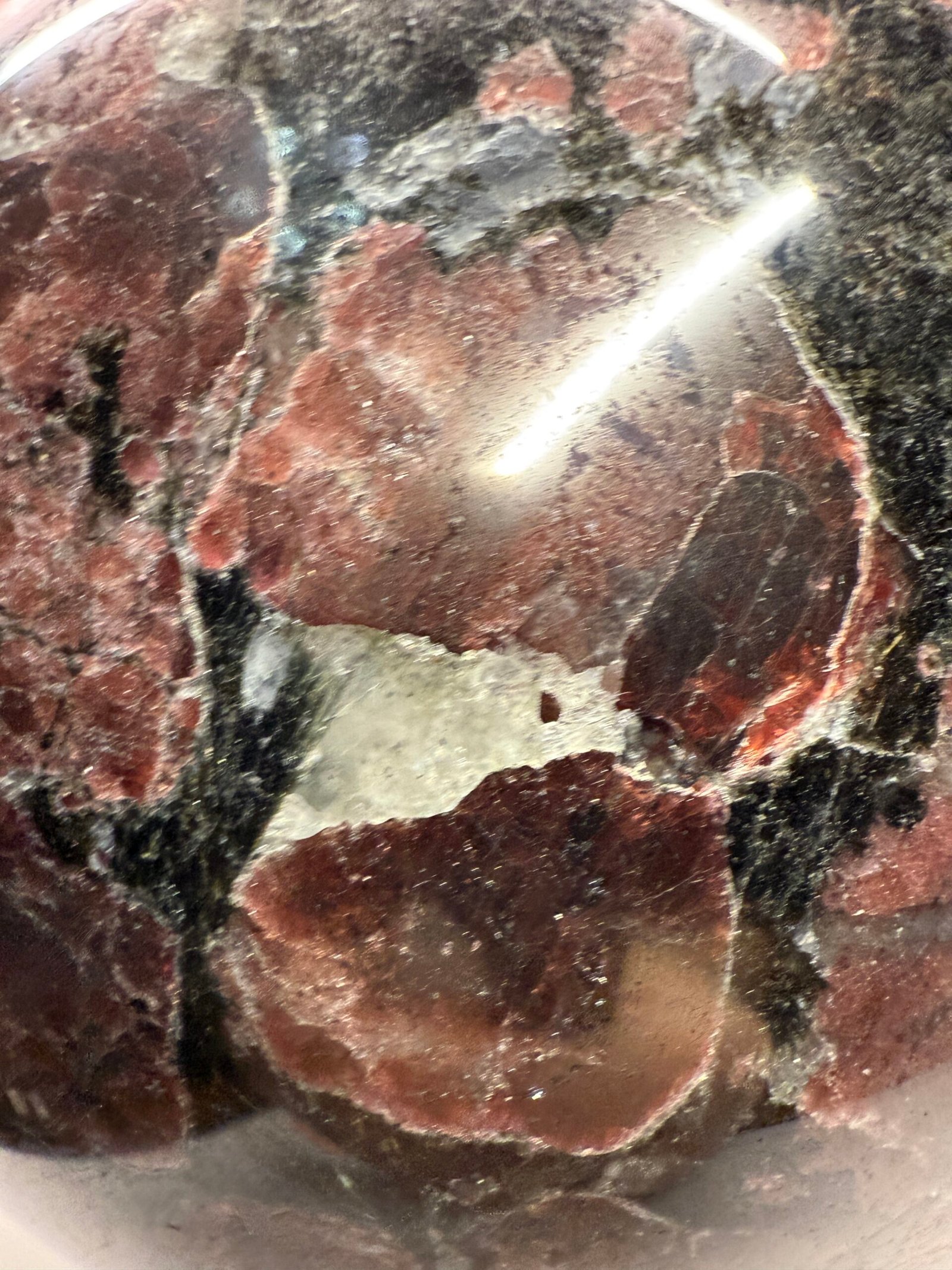 Large Garnet Sphere - Image 8