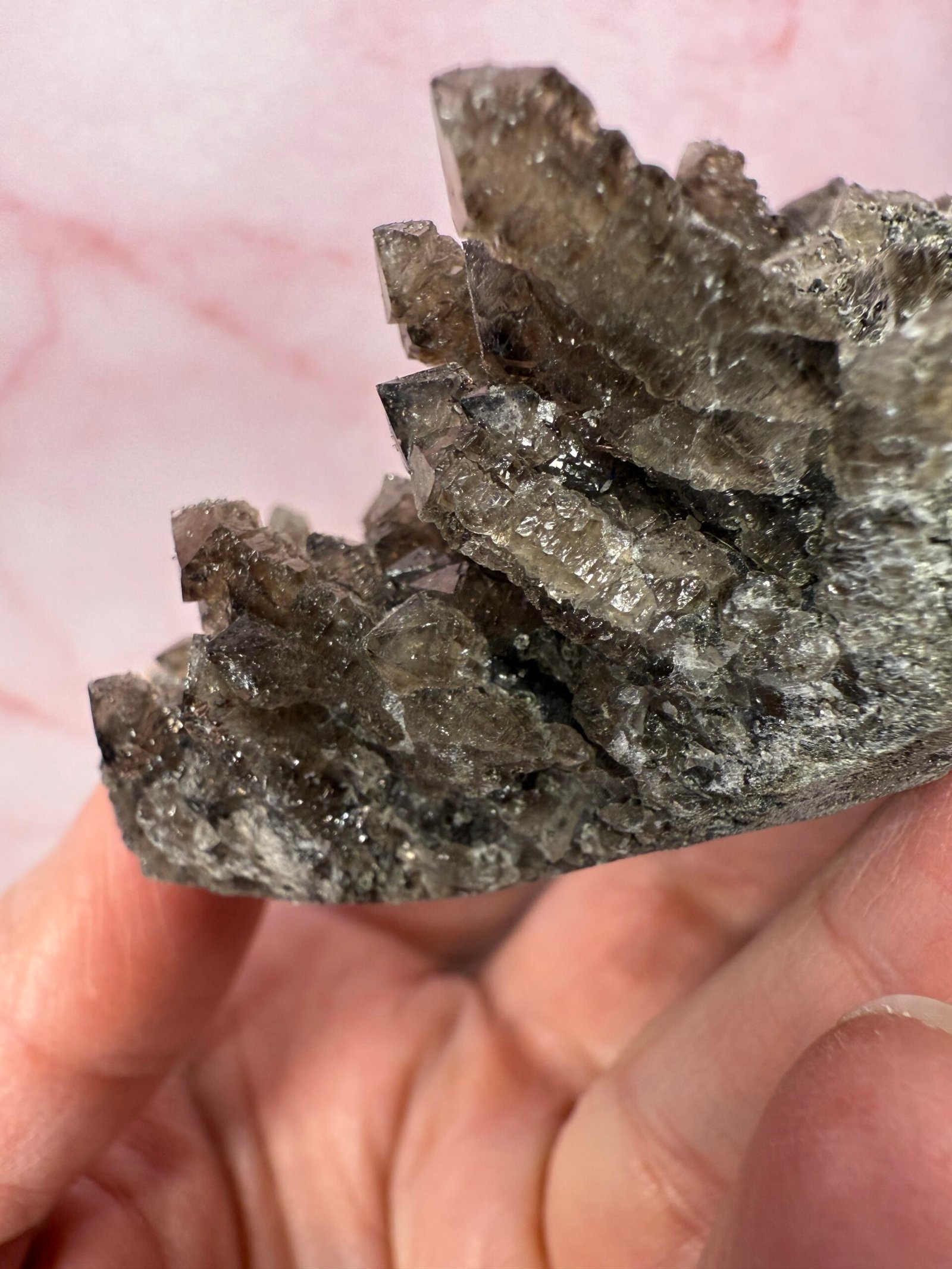 Inner Mongolian Smoky Quartz Cluster - Image 11