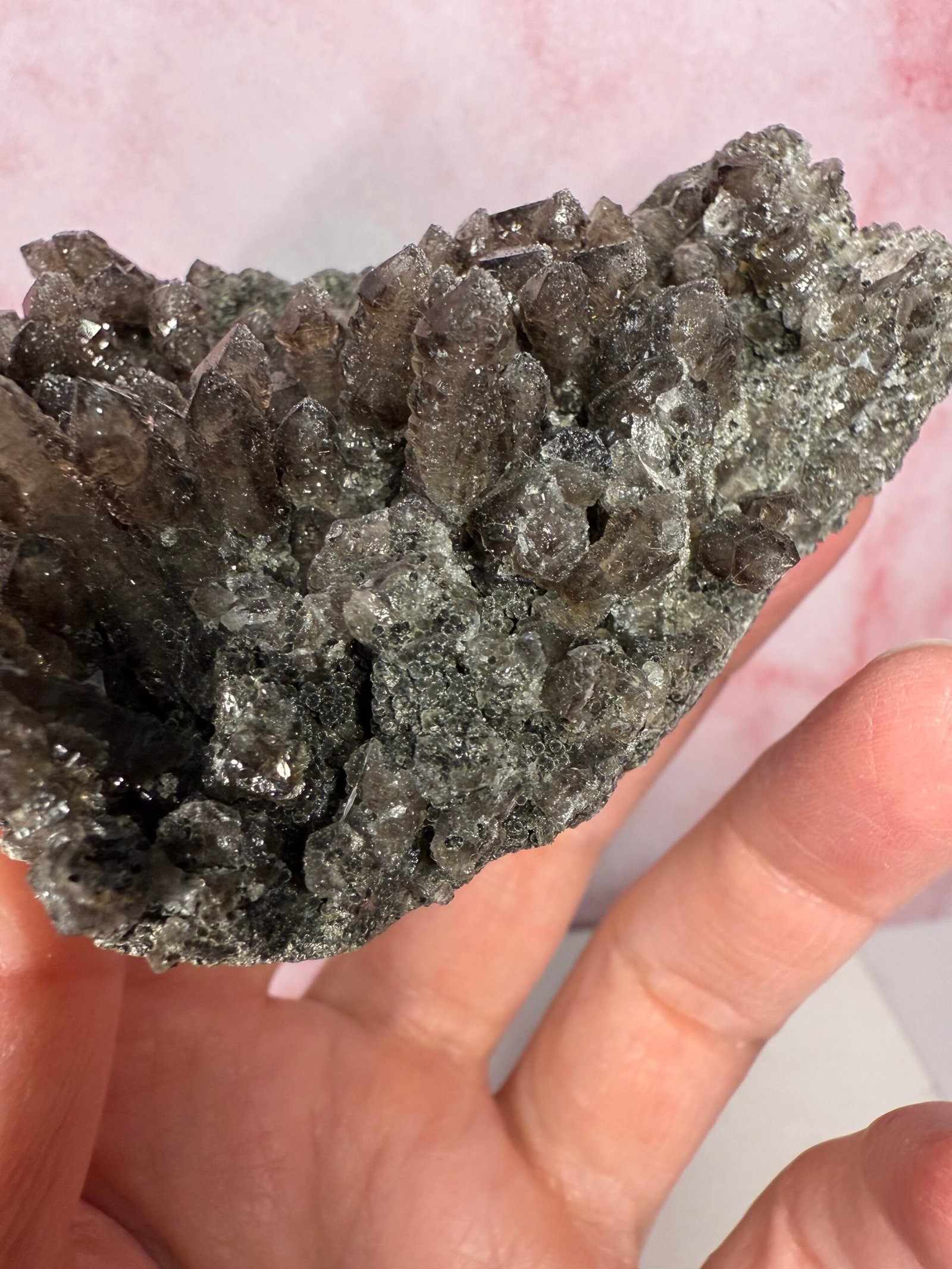 Inner Mongolian Smoky Quartz Cluster - Image 4