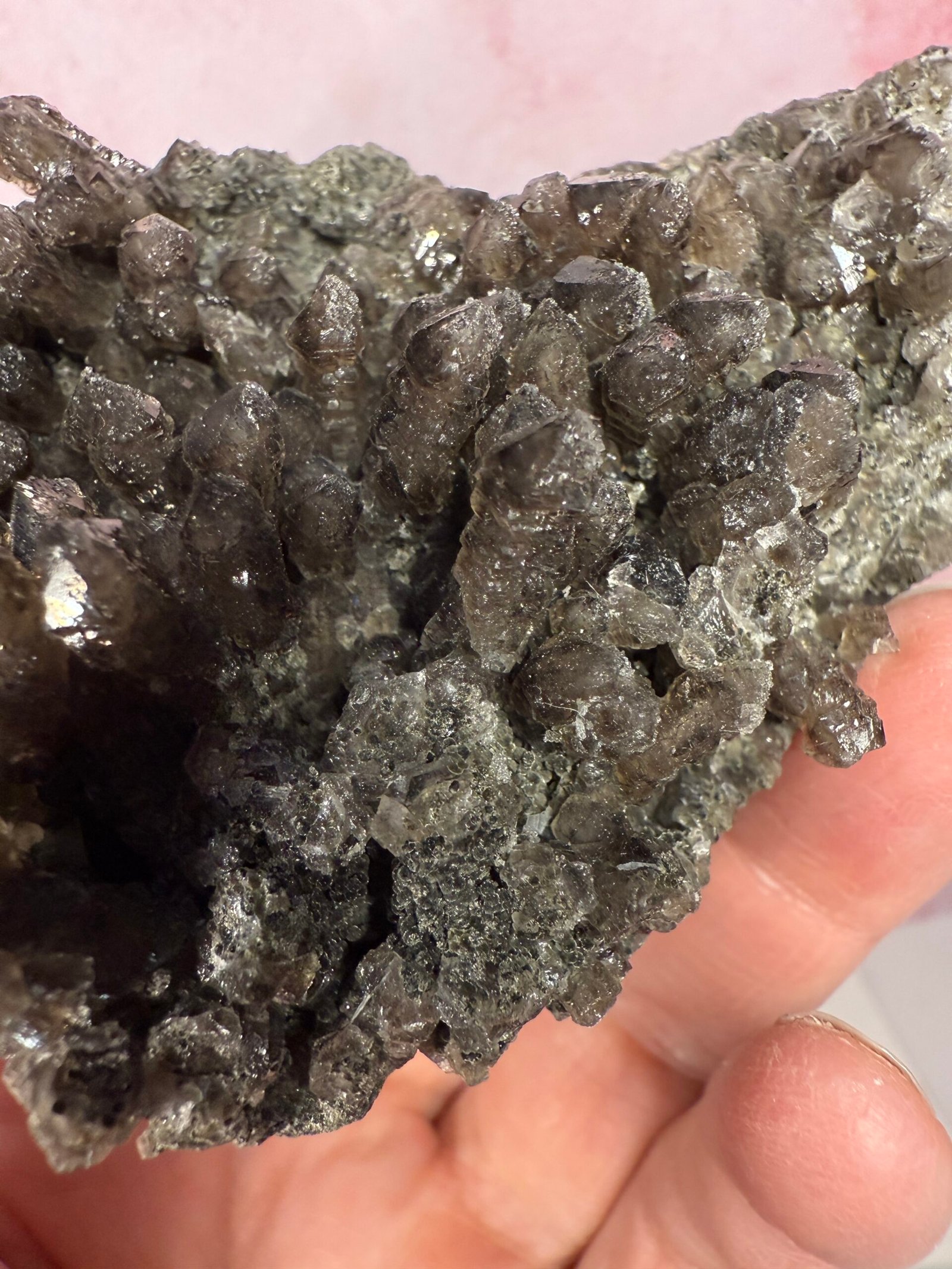 Inner Mongolian Smoky Quartz Cluster - Image 3
