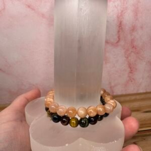 Satin Spar (Selenite) Bracelet Holder